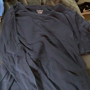 navy blue long sleeve